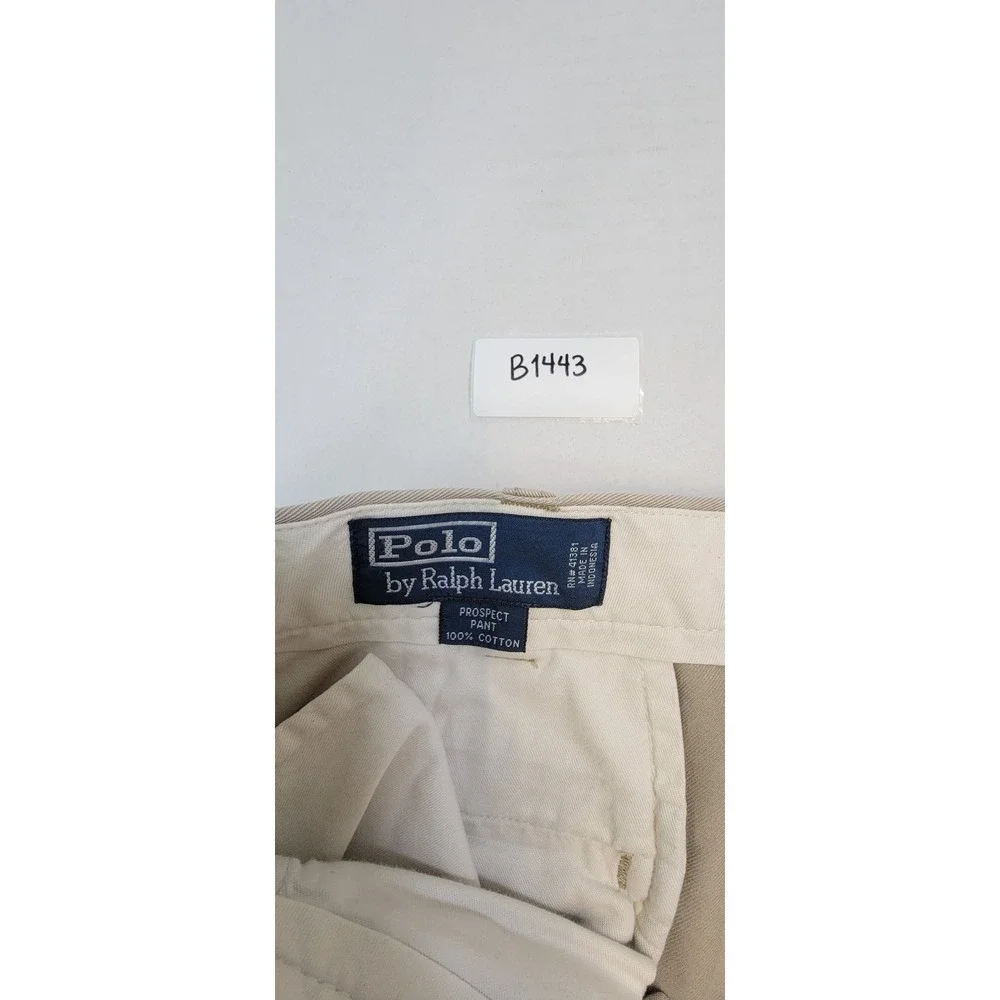 Polo Ralph Lauren Prospect Chino Pants‎ Khaki Men's Size 36x34 Cotton Casual